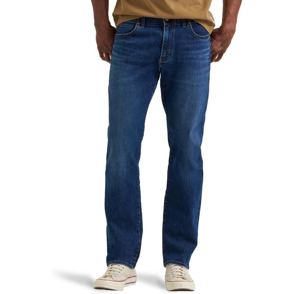 imageLee Mens Extreme Motion Straight Taper JeanMidmoore