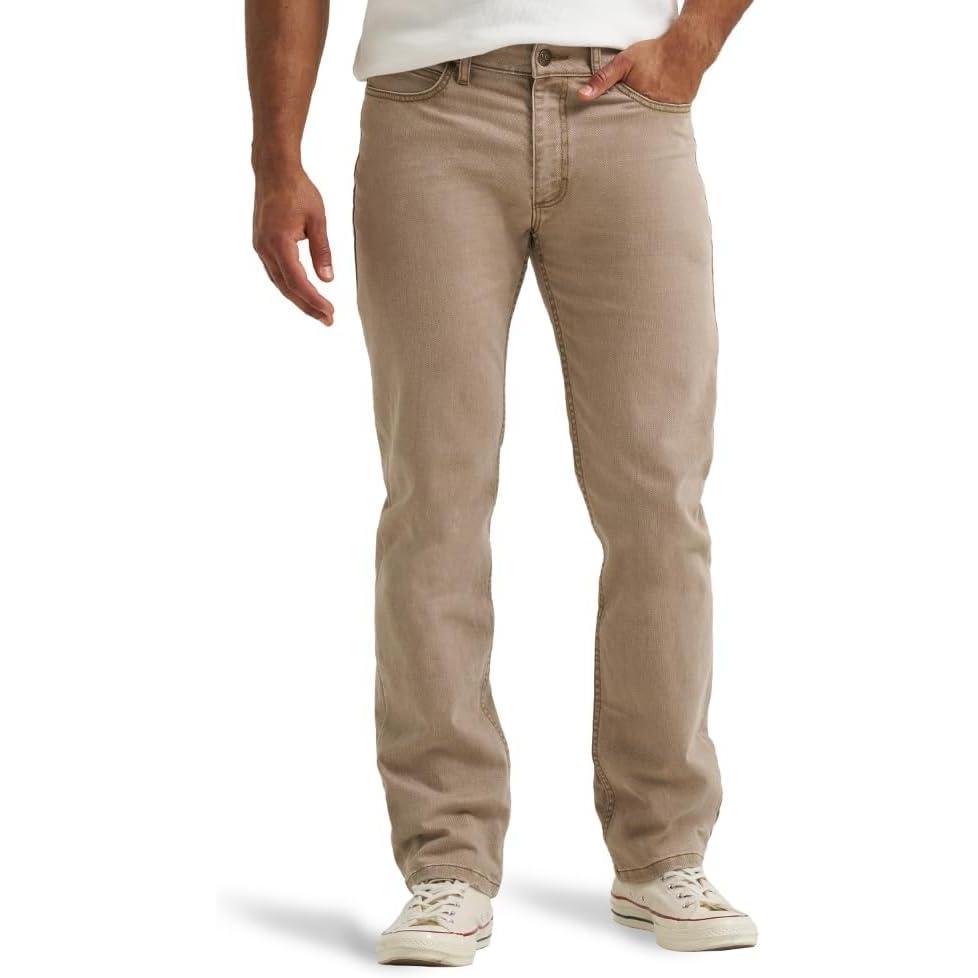 imageLee Mens Legendary Regular Straight JeanKhaki