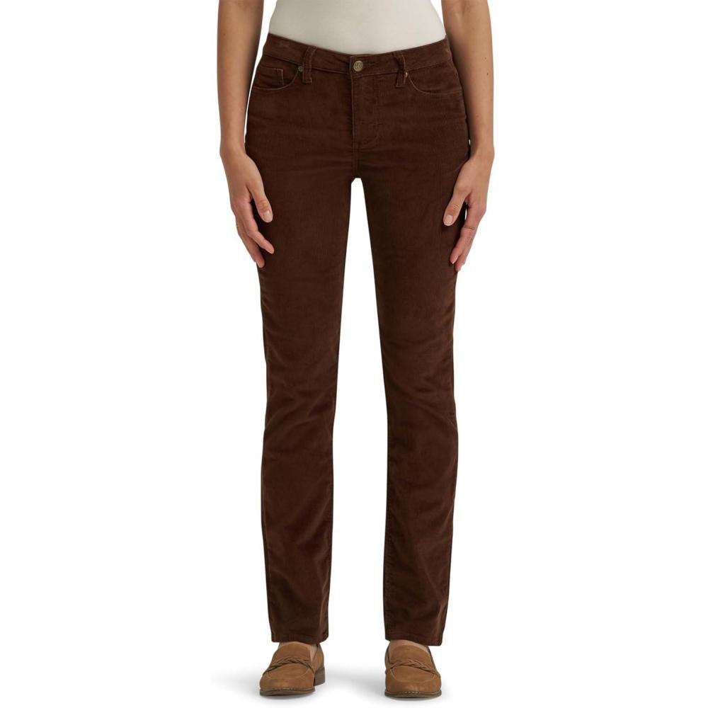 imageLee Womens Legendary Mid Rise Straight Leg JeanBistre Cord