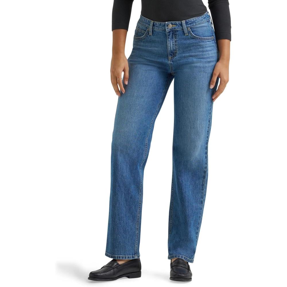 imageLee Womens Legendary Relaxed Straight JeanManifested