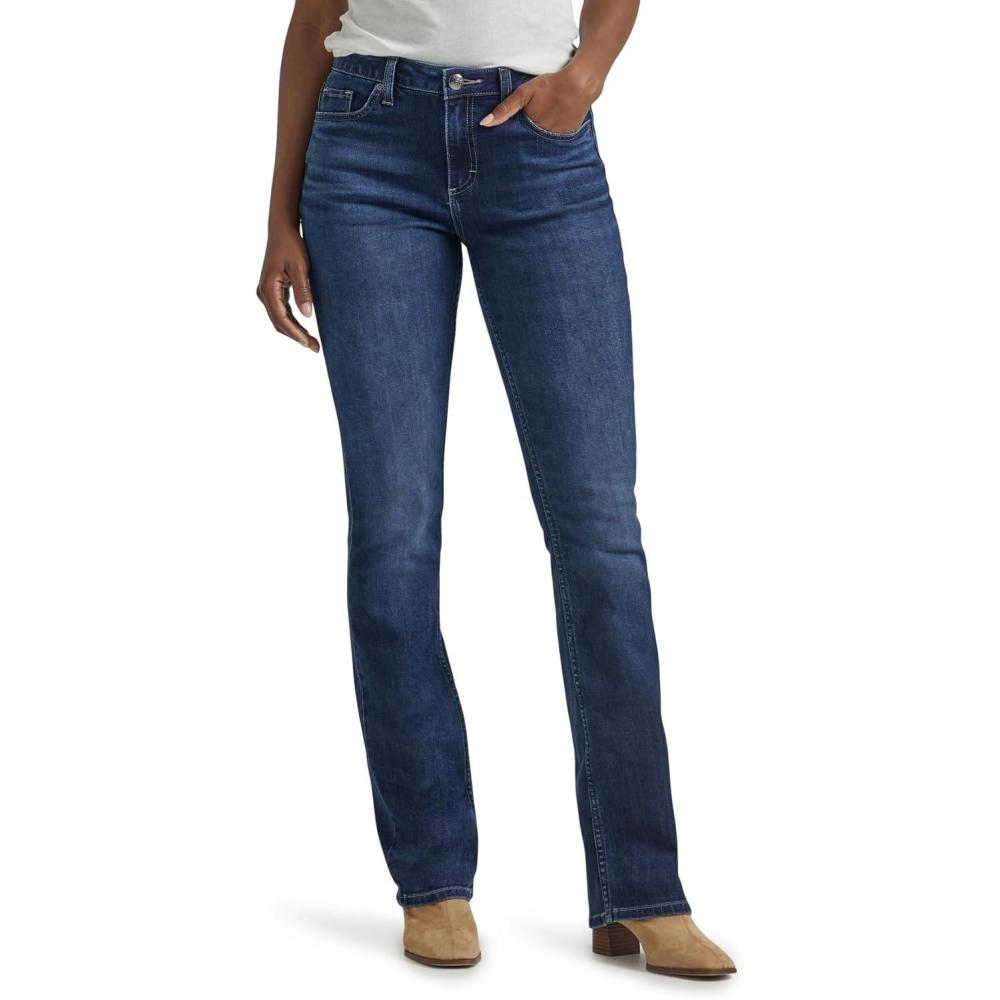 imageLee Womens Plus Size Legendary Mid Rise Bootcut JeanRivers Edge