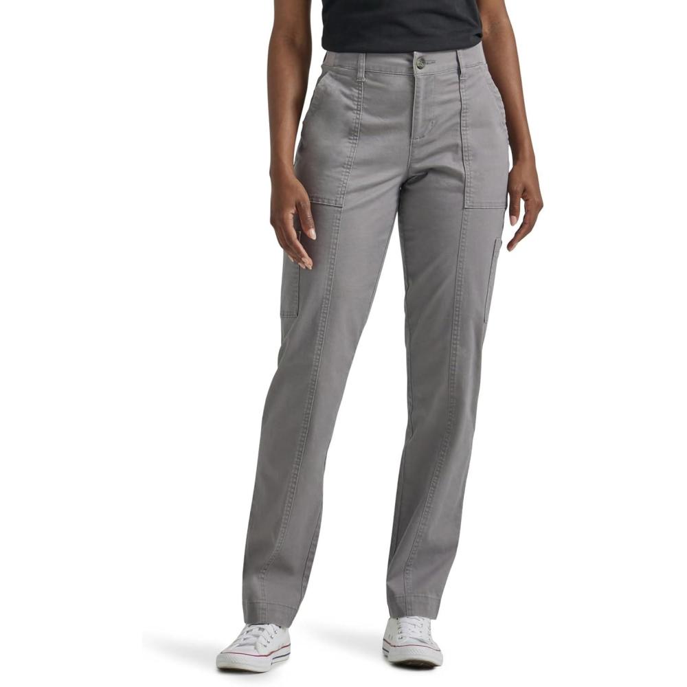 imageLee Womens Ultra Lux Comfort with Flextogo Utility PantHd Gray