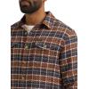 Lee Men’s Legendary Overshirt(Copper Deep Wine Plaid)