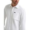 Lee Men’s X Knit Long Sleeve All-Purpose 1 Pocket Shirt(Bright White)