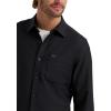 Lee Men’s X Knit Long Sleeve All-Purpose 1 Pocket Shirt(Union-all Black)