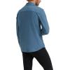 Lee Men’s X Knit Long Sleeve All-Purpose 1 Pocket Shirt(Vintage Blue)