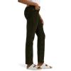 Lee Womens Legendary Mid Rise Straight Leg Jean(Dark Olive Night Cord)