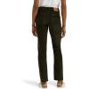 Lee Womens Legendary Mid Rise Straight Leg Jean(Dark Olive Night Cord)