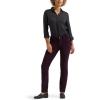 Lee Womens Legendary Mid Rise Straight Leg Jean(Deep Wine Cord)