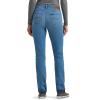 Lee Womens Legendary Mid Rise Straight Leg Jean(Frost Over – Plaid Fleece Lined)