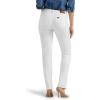 Lee Womens Legendary Mid Rise Straight Leg Jean(White)