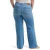 Lee Women’s Plus Size Legendary A-line Jean(Light Theory)