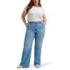 Lee Women’s Plus Size Legendary A-line Jean(Light Theory)