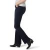 Lee Womens Plus Size Legendary Mid Rise Bootcut Jean(Blackout)