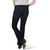 Lee Womens Plus Size Legendary Mid Rise Bootcut Jean(Blackout)