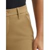 Lee Women’s Ultra Lux Comfort Any Wear Side Vent Ankle Pant(Khaki)