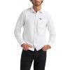 Lee Men’s X Knit Long Sleeve All-Purpose 1 Pocket Shirt(Bright White)