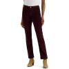 Lee Womens Legendary Mid Rise Straight Leg Jean(Velvet Beet Cord)