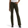 Lee Womens Plus Size Legendary Mid Rise Bootcut Jean(Dark Olive Night)
