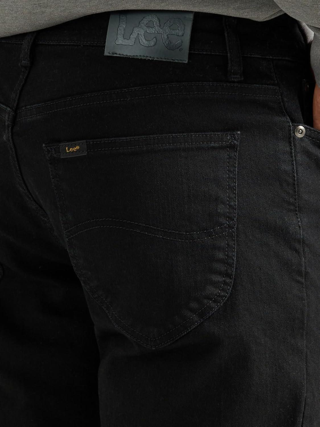 imageLee Mens Legendary Relaxed Straight JeanOverdye Black