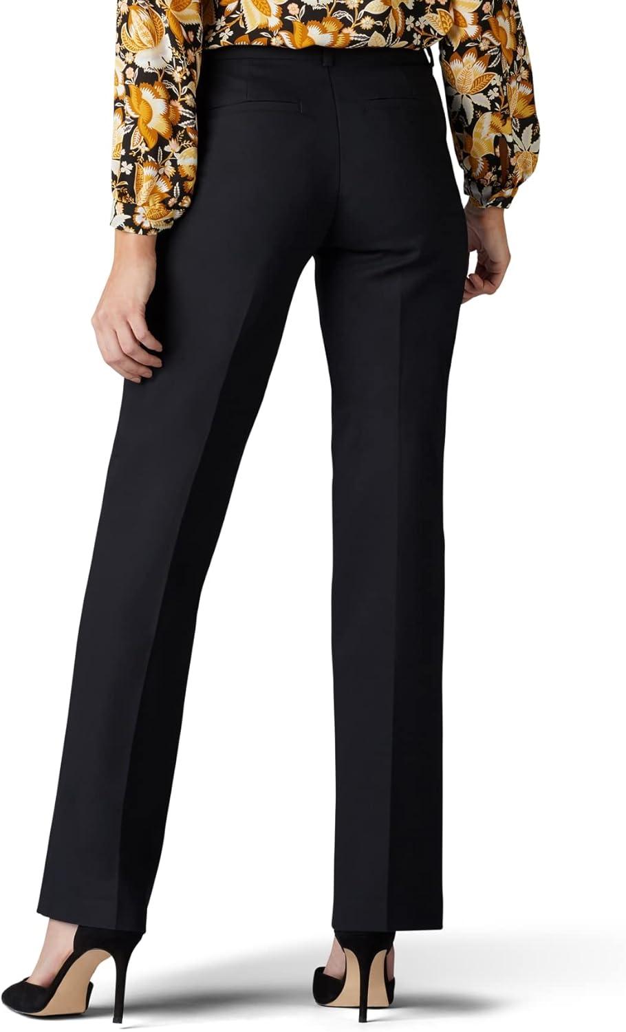 imageLee Womens Ultra Lux Comfort with Flex Motion Trouser PantBlack