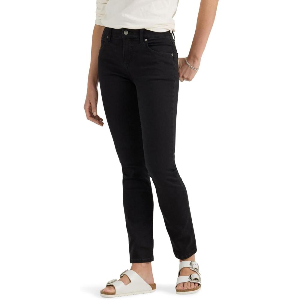 imageLee Womens Ultra Lux Comfort with Flex Motion Slim Straight Jean with Ever FitImpress Me