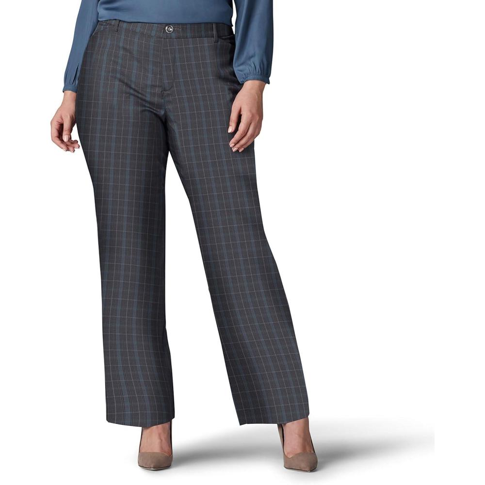 imageLee WomensBlack Roe Plaid