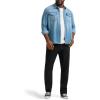 Lee Men’s Big & Tall Performance Series Extreme Motion Straight Fit Tapered Leg Jean(Black)