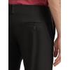 Lee Men’s Extreme Motion Flat Front Regular Straight Pant(Black)
