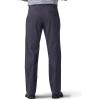 Lee Men’s Extreme Motion Flat Front Regular Straight Pant(Charcoal)