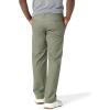 Lee Men’s Extreme Motion Flat Front Regular Straight Pant(Muted Olive)