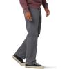 Lee Men’s Extreme Motion Flat Front Regular Straight Pant(Painter Gray)