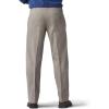 Lee Men’s Extreme Motion Flat Front Regular Straight Pant(Pebble)