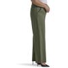 Lee Womens Ultra Lux Comfort Any Wear Wide Leg Pant(Olive Grove)