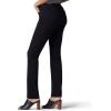 Lee Women’s Ultra Lux Comfort with Flex Motion Straight Leg Jean(Black)