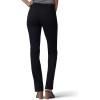 Lee Women’s Ultra Lux Comfort with Flex Motion Straight Leg Jean(Black)