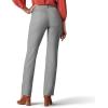 Lee Women’s Wrinkle Free Relaxed Fit Straight Leg Pant(Ash Heather)