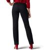 Lee Women’s Wrinkle Free Relaxed Fit Straight Leg Pant(Black)