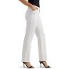 Lee Women’s Wrinkle Free Relaxed Fit Straight Leg Pant(Bright White)