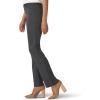 Lee Women’s Wrinkle Free Relaxed Fit Straight Leg Pant(Charcoal Heather)