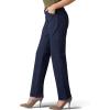 Lee Women’s Wrinkle Free Relaxed Fit Straight Leg Pant(Imperial Blue)