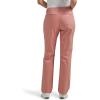 Lee Women’s Wrinkle Free Relaxed Fit Straight Leg Pant(Mallory – Med Pink/Rose)