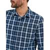 Lee mens All Purpose Classic Fit Long Sleeve Shirt(Rivet Navy Plaid)