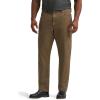 Lee Men’s Big & Tall Legendary Relaxed Straight Jean(Teak – Plaid Flannel Lined)