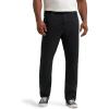 Lee Men’s Big & Tall Performance Series Extreme Motion Straight Fit Tapered Leg Jean(Black)