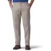 Lee Men’s Extreme Motion Flat Front Regular Straight Pant(Pebble)