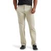 Lee Men’s Extreme Motion Flat Front Regular Straight Pant(Stone)