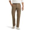 Lee Men’s Extreme Motion Flat Front Regular Straight Pant(Woodspice)