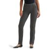 Lee Womens Ultra Lux Comfort Any Wear Straight Leg Pant(Static Gray)
