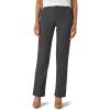 Lee Women’s Wrinkle Free Relaxed Fit Straight Leg Pant(Charcoal Heather)